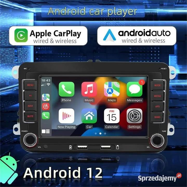 2 Din Radio Samochodowe Android 13 Volkswagen mazowieckie Warszawa sprzedam