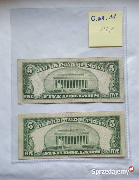 O 11 USA 2 5 Dollars Silver Certificate 1934C i sprzedam