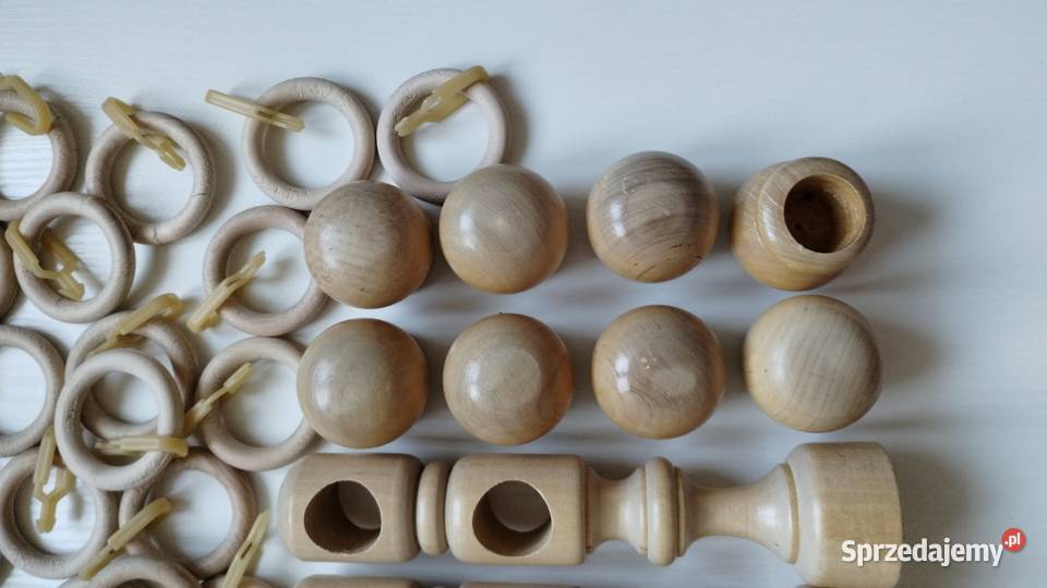 Karnisz drewniany elementy Warszawa sprzedam