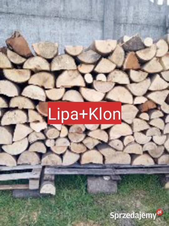 Drewno opałowe sosna lipa klon buk brzoza Morawica