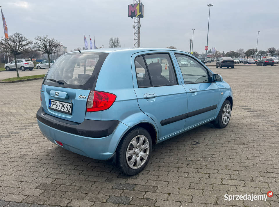 Hyundai Getz 11 2009 5 drzwiowy Klimatyzacja manualna Częstochowa