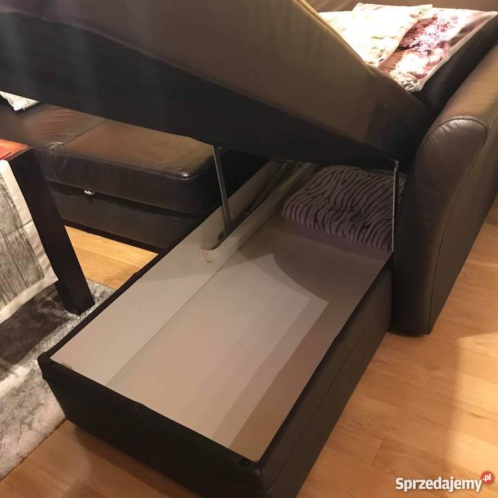 VEGA Meble Narożnik ETAPstan idealny sprzedam skóra ekologiczna Białystok