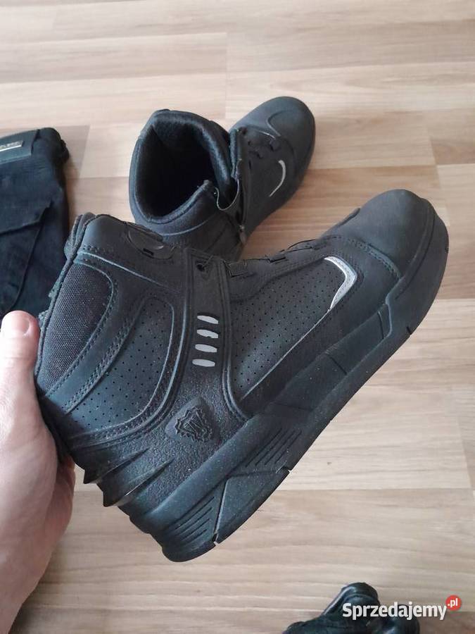 Buty motocyklowe czarne ochraniacze rozmiar 46 lubuskie Zielona Góra