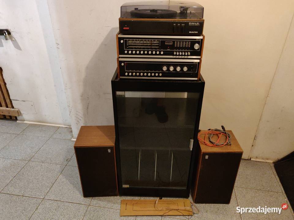 Zestaw Unitra Kleopatra Emanuel plus kolumny i mazowieckie Warszawa