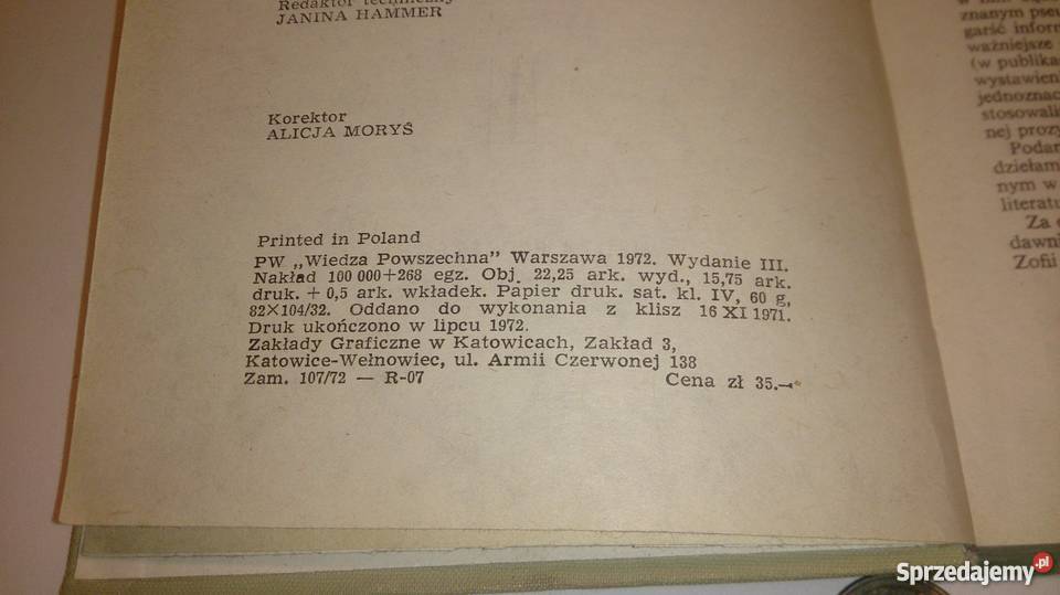 Mały Słownik Pisarzy Polskich Część 1 Książka Rok wydania 1972 Rogoźnik