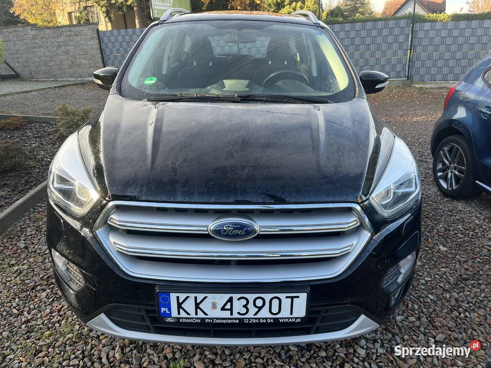 FORD KUGA 15ECOBOOST 2017 83000 czarny Kraków sprzedam