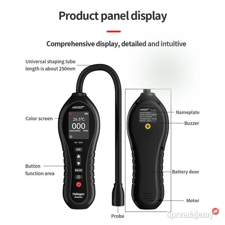 Detektor gazu halogenowego wycieku fluoru Serwis klimatyzacji dolnośląskie