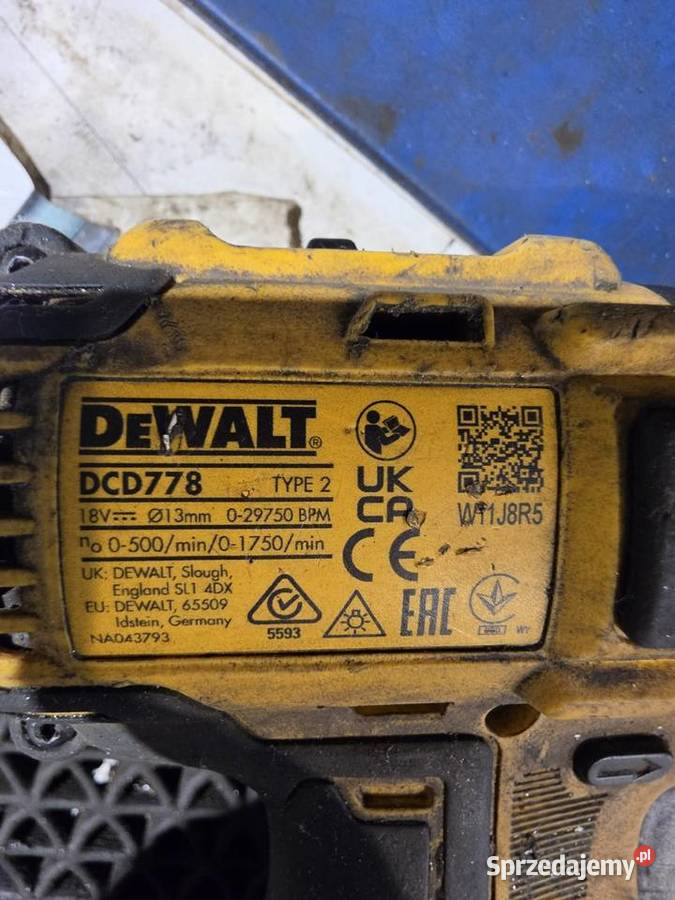Dewalt wkrętarka dcd778 Pszczyna