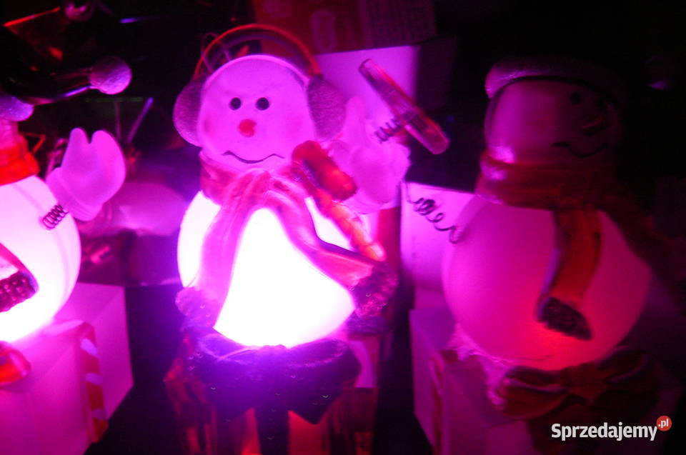 Figurki świąteczne podświetlane Nowe Boże Narodzenie Wrocław