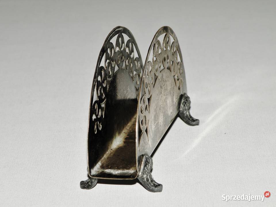 Serwetnik posrebrzany z lat 70tych PRLu Bydgoszcz