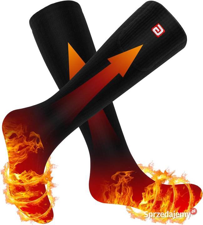 Skarpety podgrzewane 3 poziomy grzania zasilane Części i akcesoria śląskie sprzedam