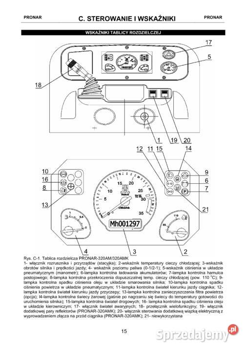 Instrukcja obsługi Pronar MTZ 320 AM 320 AMK Stalowa Wola