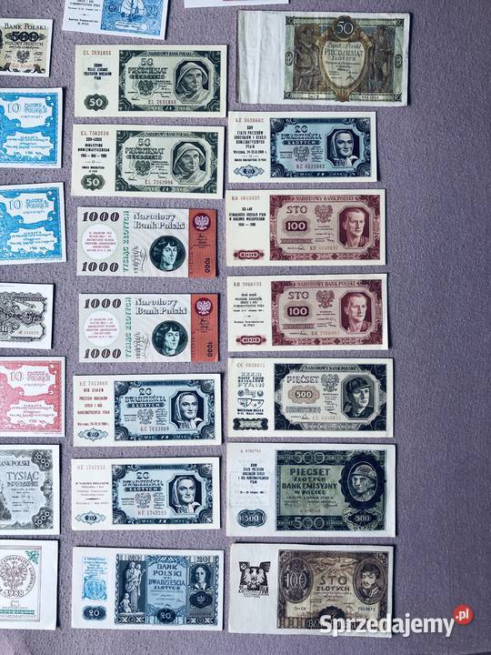 Banknoty Kolekcje banknotów Numizmatyka sprzedam