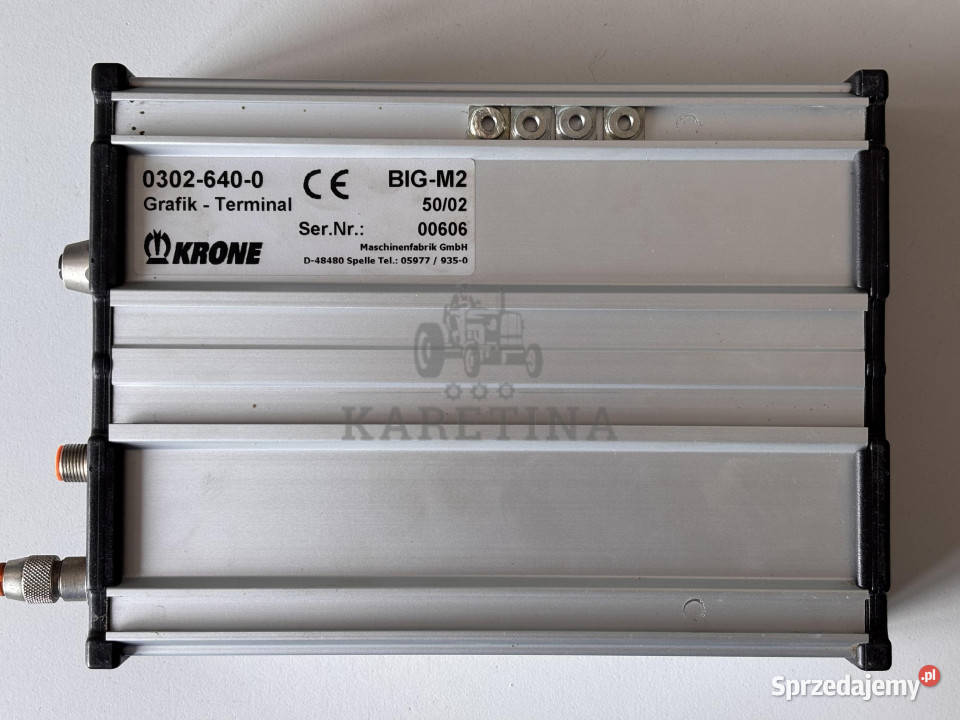 Krone Big M II Krone Big M Mark 2 400 420 450 Części i osprzęt rolniczy