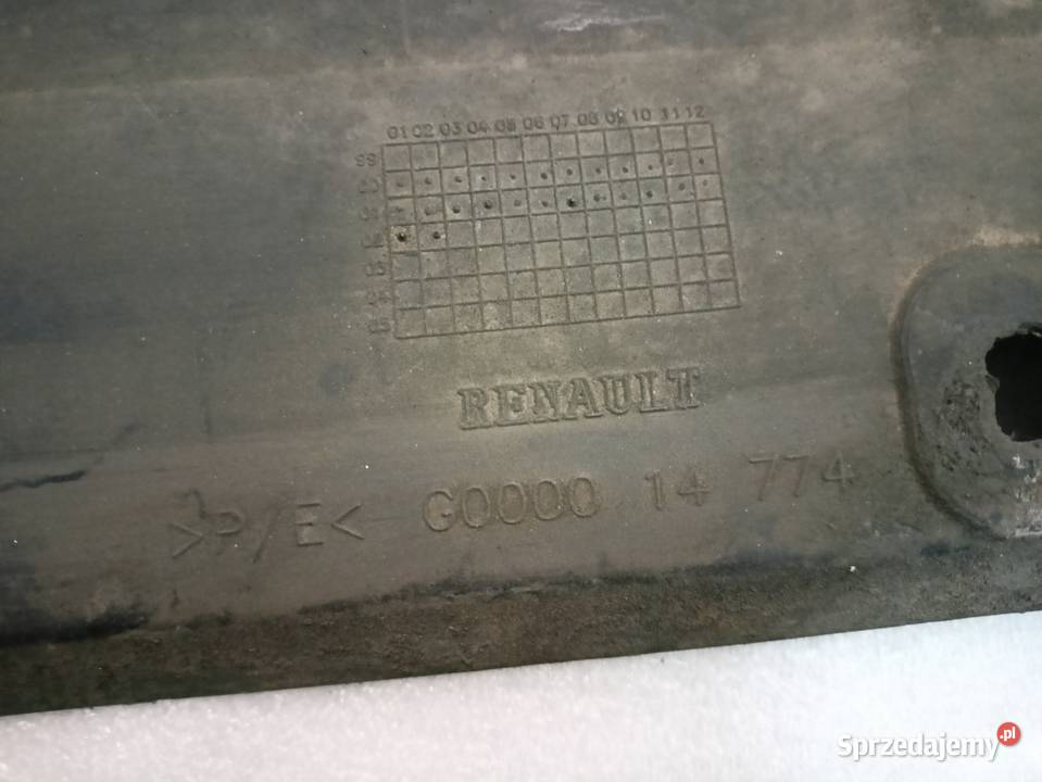 Osłona podwozia renault laguna 2 G0000 14 774 Karoseria łódzkie