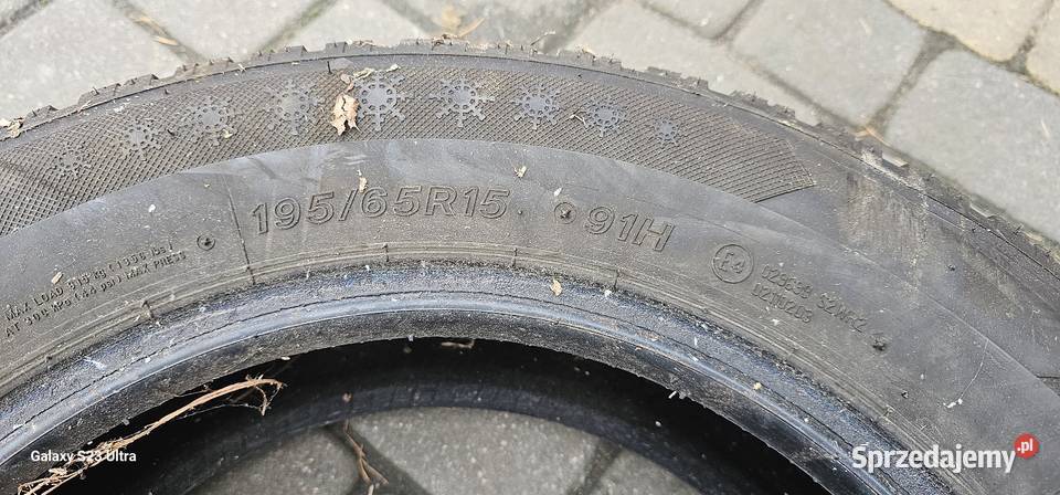 Opony zimowe komplet1956515r zima Guzew