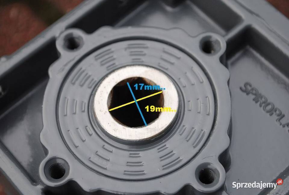 Motoreduktor kątowy 025kw 91obr z hamulcem firmy Kargowa