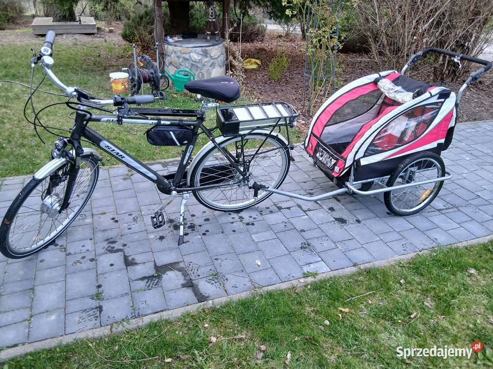 Solidny Męski Rower Elektryczny Manetka gazu podkarpackie Rzeszów