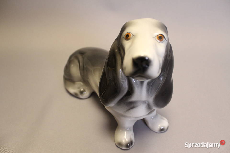 Porcelana kolekjonerska figura Pies Portugalia Dobrzany