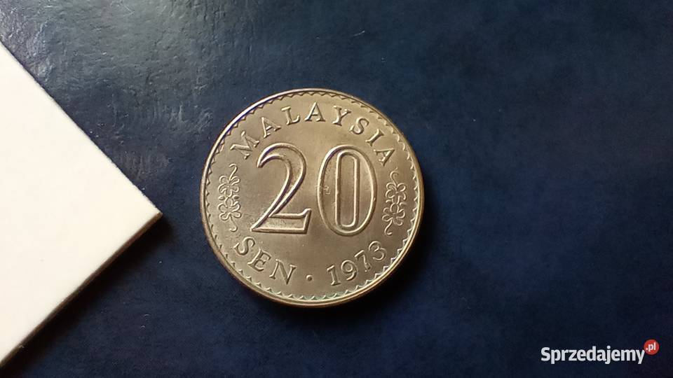 stare monety 20 sen 1973 Malezja sprzedam