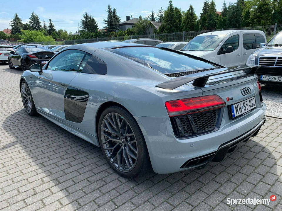 Audi R8 Salon V10 610 Ceramika Kamera regulowane zawieszenie Baranowo