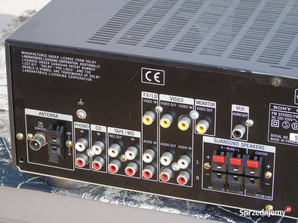 Amplituner Sony STRD665 RDS mocny i sprawny Jasło