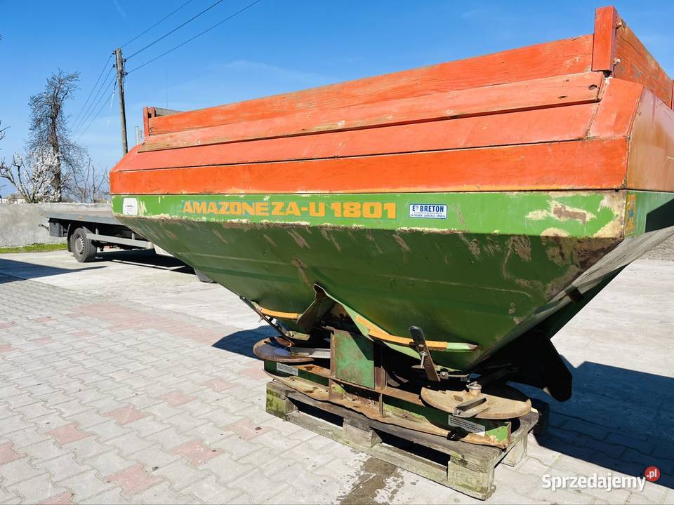 Rozsiewacz Amazone u 1801 ZAU 1001 Rozsiewacze nawozów Chwałkowo