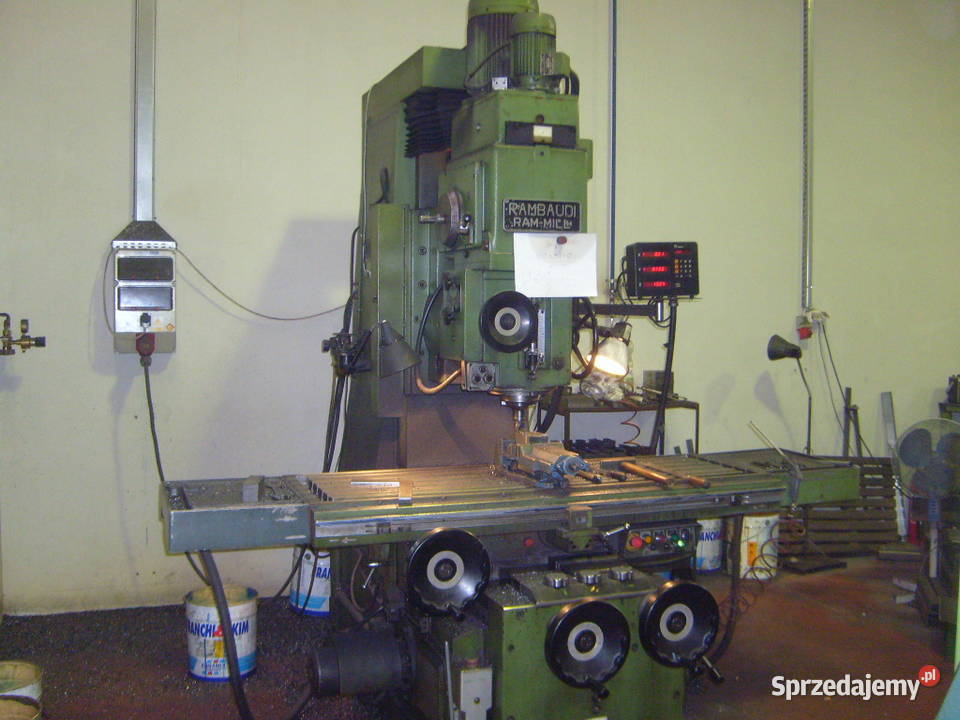 Frezarka pionowa głowicowa Rambaudi RAMMill dolnośląskie Wykroty