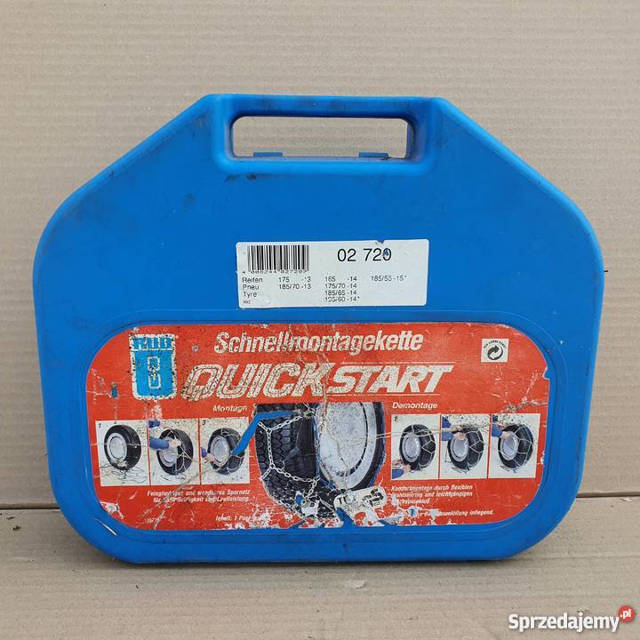 ŁAŃCUCH ŚNIEGOWY NA KOŁA 13 14 15 PRZECIWŚNIEŻNY Części samochodowe Bieleń