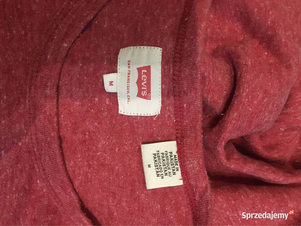 Męski tshirt Levis M czerwony Skawina