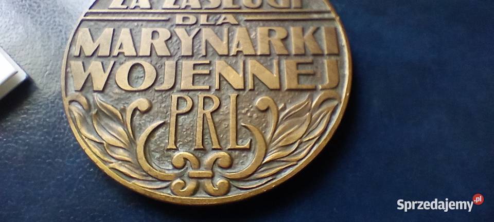 Stare monety Medal zasługi Marynarki Wojennej Lesko
