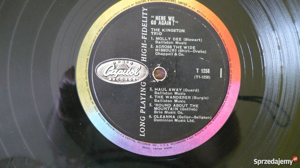 Płyta The Kingston Trio Myszków