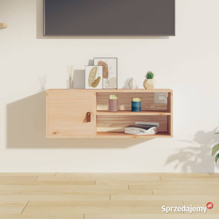 Szafka ścienna 80x30x30 lite drewno sosnowe