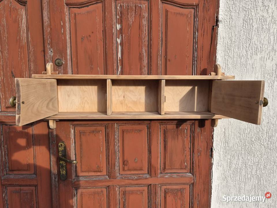 Stara ludowa półka Vintage Szczecinek