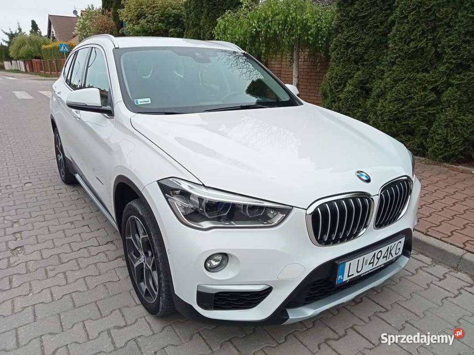 BMW X1 sDrive18d biały Lublin sprzedam