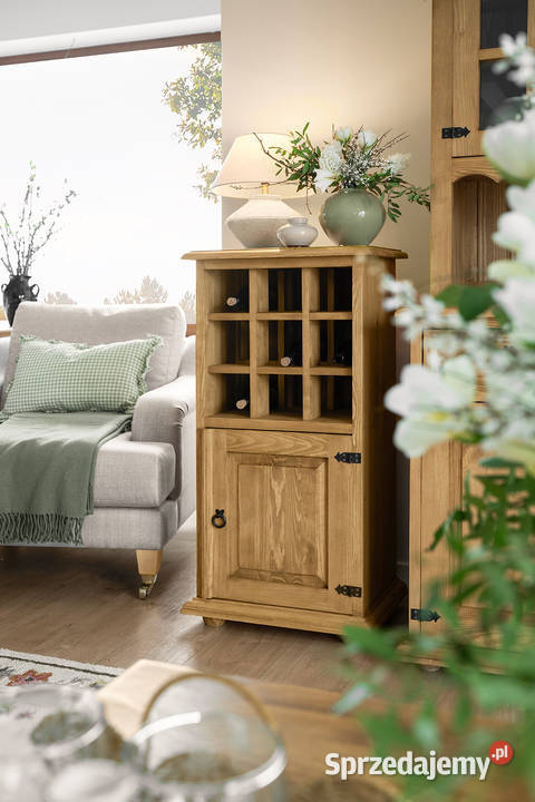 Rustykalna komoda na wino COM 14 Maków Podhalański