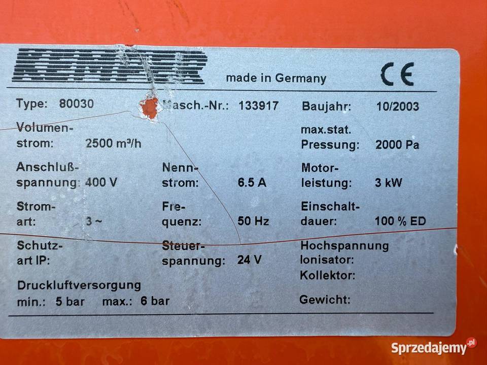 Odciąg dymu spawalniczego wyciąg filtr Produkcja Zdziechowice