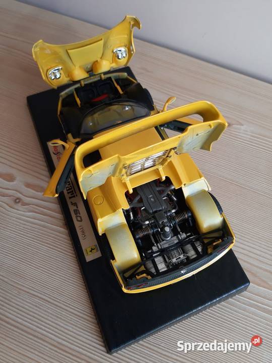 Model samochodu 118 Ferrari F501995 Maisto żółte Głuchołazy