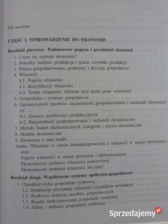 Podstawy ekonomii Roman Milewski kujawsko-pomorskie Bądkowo