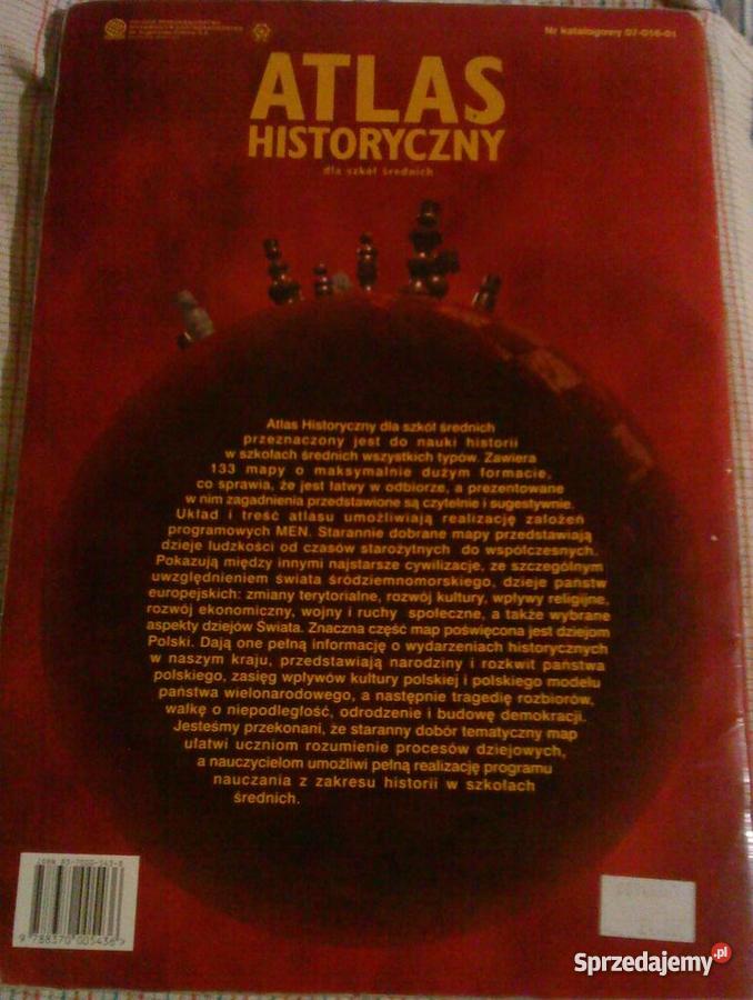 Atlas historycznyszkoły średnie Podręczniki Jelenia Góra
