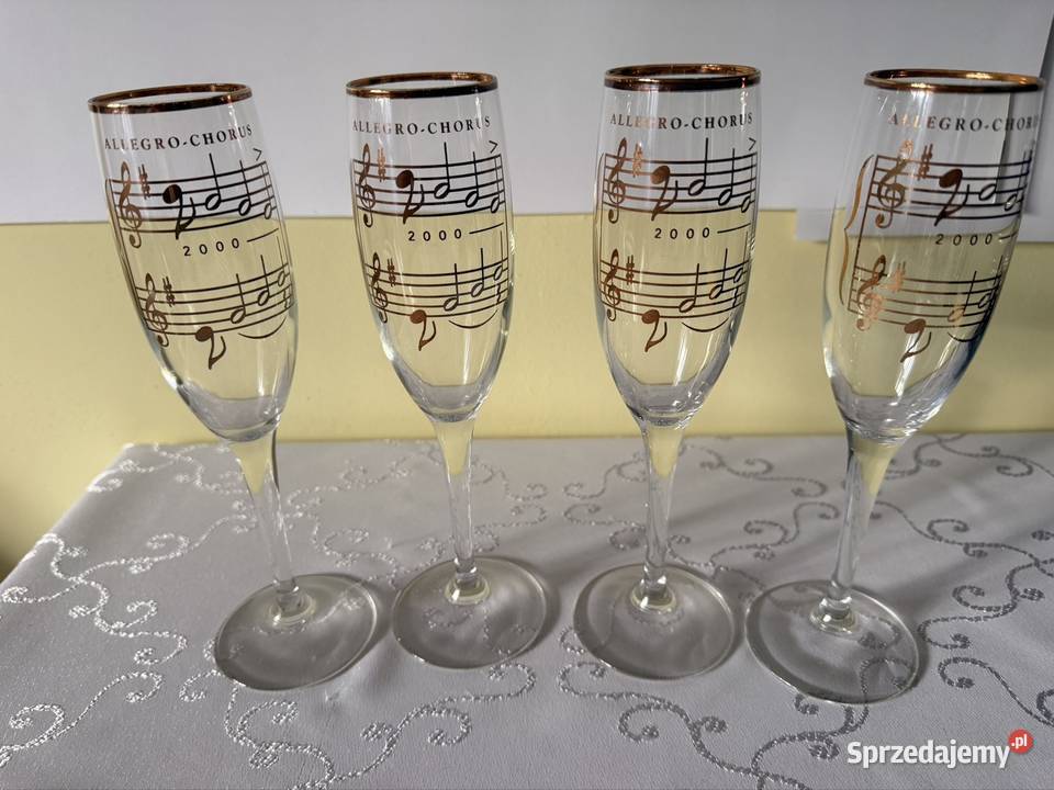 Kieliszki do szampana AllegroChorus Millennium Kieliszki i pucharki śląskie Czerwionka-Leszczyny sprzedam