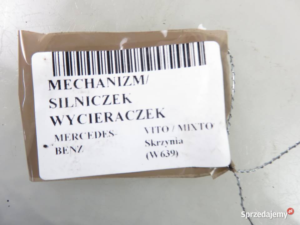 MECHANIZM WYCIERACZEK MERCEDES VITO W639 sprzedam
