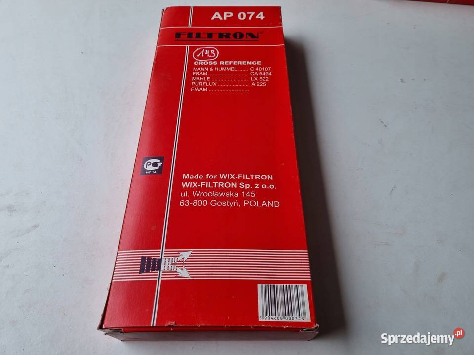 FILTR POWIETRZA Ford Cougar 20 16V Mondeo I II Powietrza Rudka