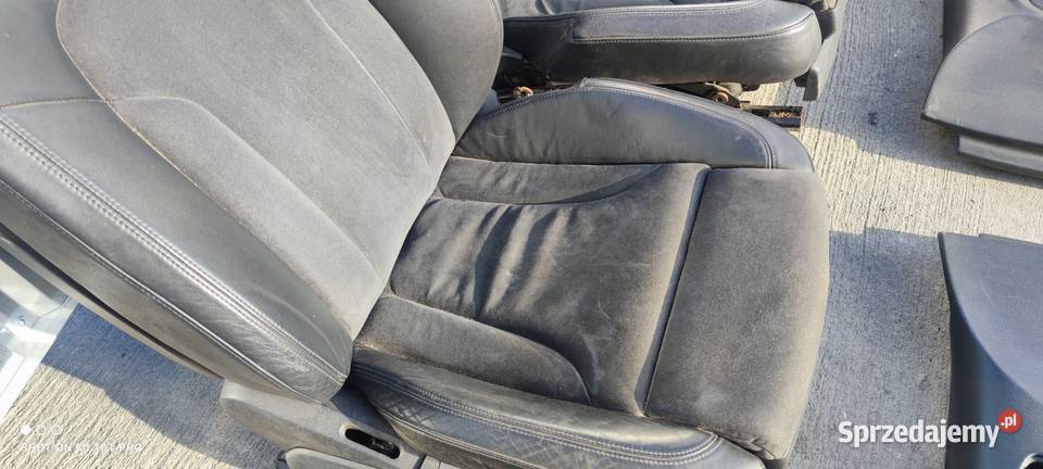 FOTEL FOTELE AUDI Q7 4L 5 OSÓB PÓŁSKÓRA KPL Wyposażenie wnętrza śląskie Przystajń