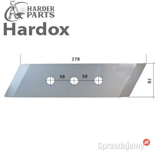 Dłuto 100hektarów HARDOX 10104P części do pługa Suwałki
