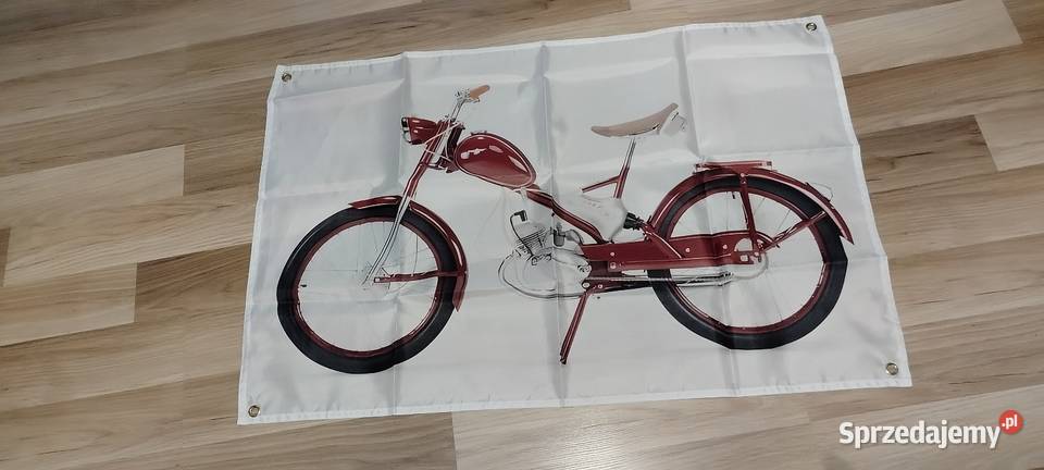 Baner 90x60 materiał fiat 126p Maluch Wigry 3 Gniezno sprzedam