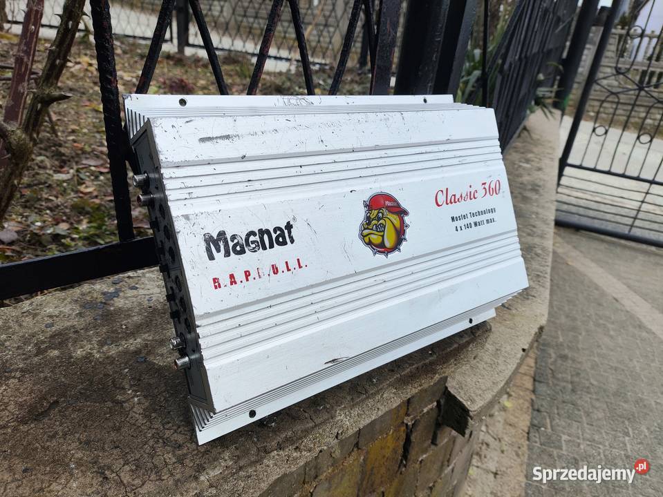 Wzmacniacz samochodowy 4 kanałowy Magnat Classic Niegowonice