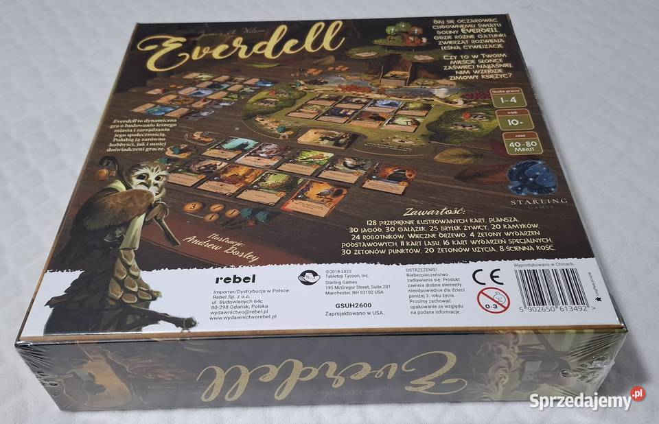 Gra planszowa Everdell edycja polska Rebel nowa