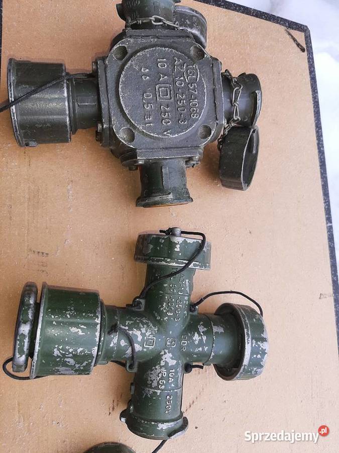 złącza elektryczna mufa krzyżak rozgałęźnik z lubelskie Strzyżewice sprzedam