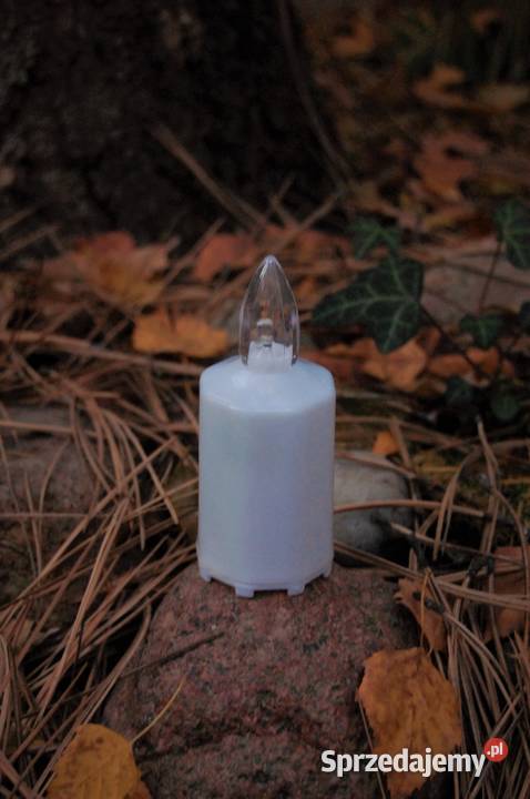 Znicz elektryczny Ceremony Promyk 4 biały